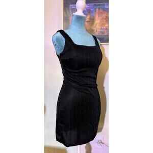 NWTO kiss prom, black glitter party dress